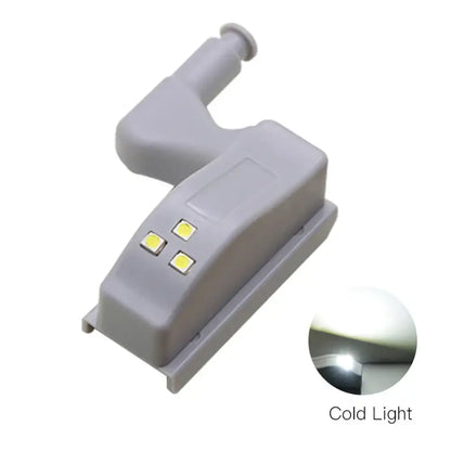 Gray plastic led hinge sensor lights kitchen cabinet wardrobe