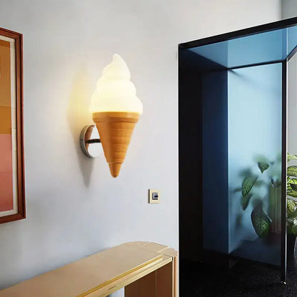 Modern led ice cream wall lamp bedroom night light