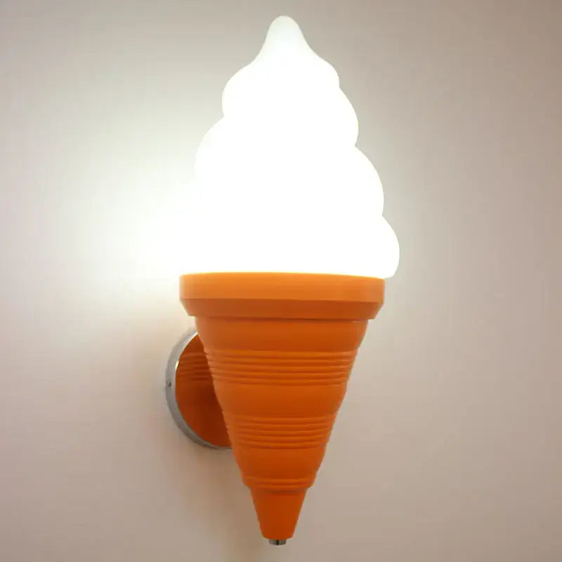 Modern led ice cream wall lamp bedroom night light