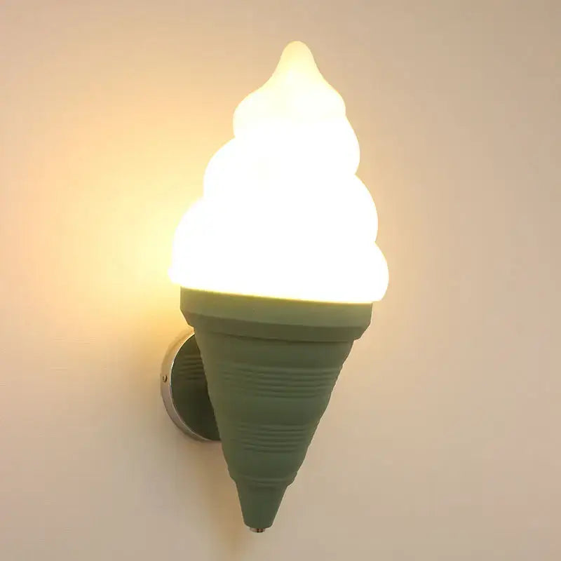Modern led ice cream wall lamp bedroom night light