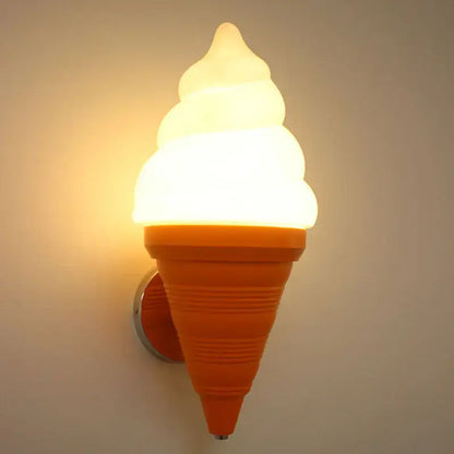 Modern led ice cream wall lamp bedroom night light