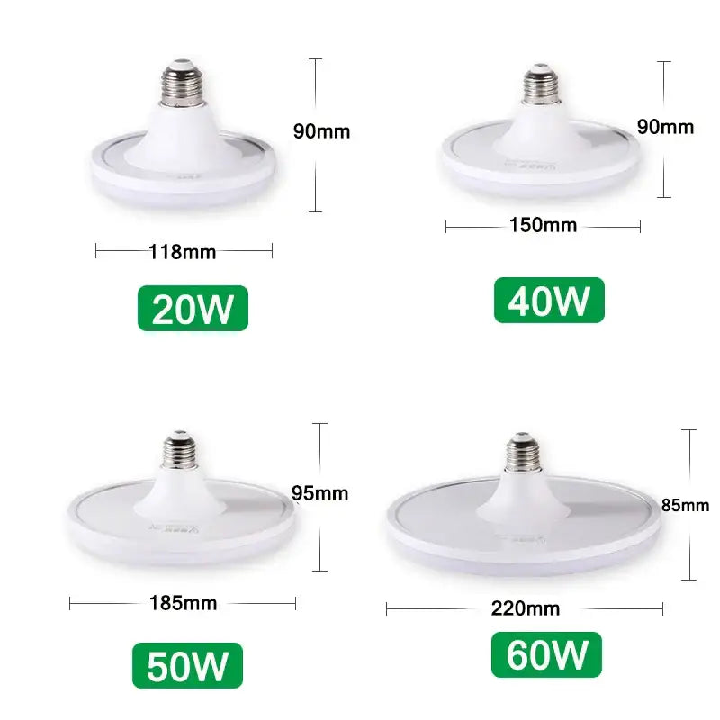 Modern white ufo led ceiling lamp living room 60w bulb
