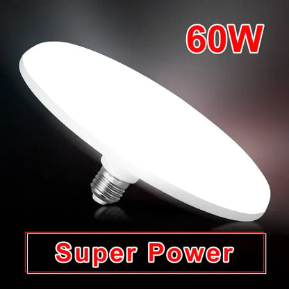 Modern white ufo led ceiling lamp living room 60w bulb