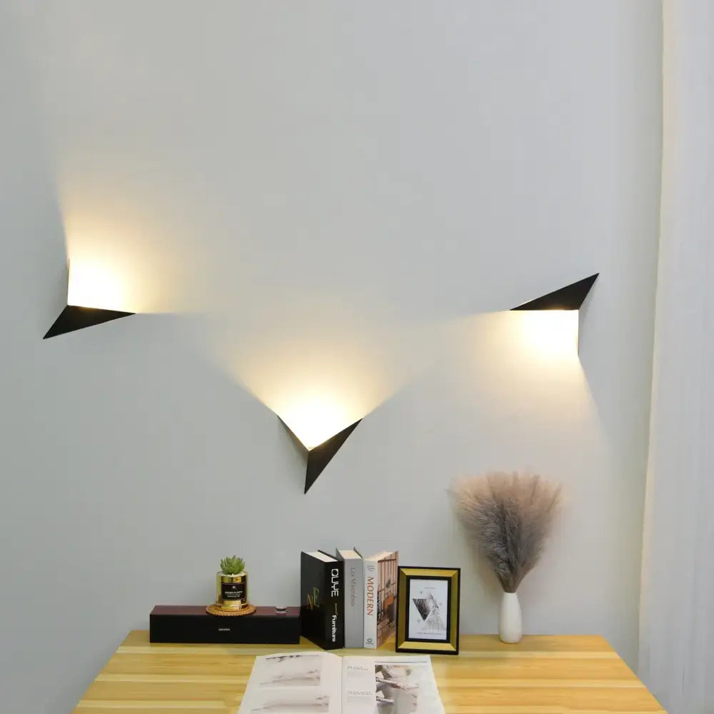 Minimalist gold circular led indoor wall lamp bedroom sconce