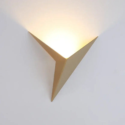 Minimalist gold circular led indoor wall lamp bedroom sconce