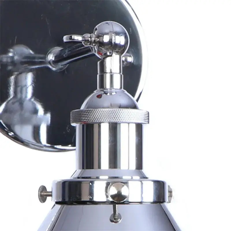 Industrial chrome wall lamp led indoor wall light for bathroom