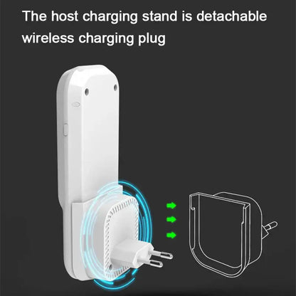 White rectangular led induction night light for bedroom with charging