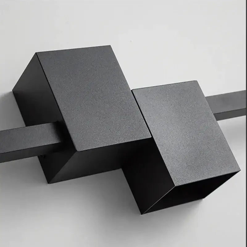 Modern black & white led interior wall lamp bedroom minimalist light