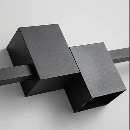 Modern black & white led interior wall lamp bedroom minimalist light