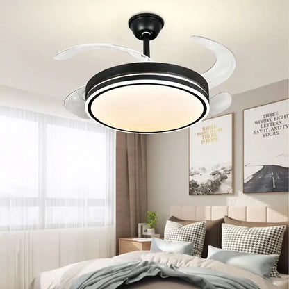 Modern led invisible fan lamp for bedroom and living room