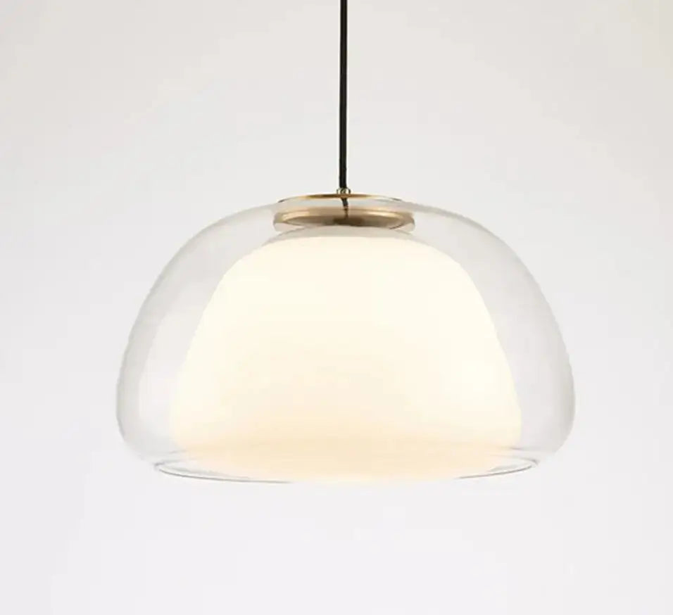 Modern led jelly glass pendant light for dining room