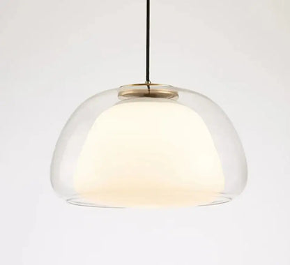 Modern led jelly glass pendant light for dining room