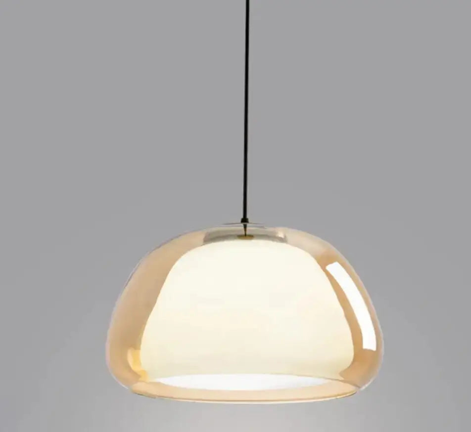 Modern led jelly glass pendant light for dining room