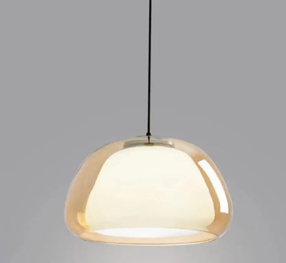 Modern led jelly glass pendant light for dining room