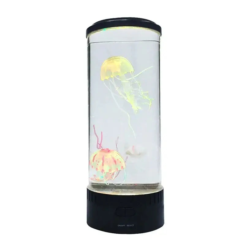 Color changing led jellyfish lamp bedroom aquarium mood light