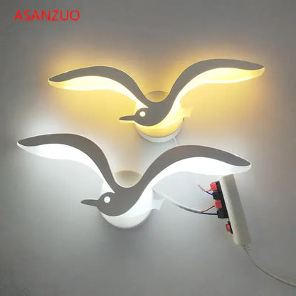 Modern led jellyfish wall sconce set for living room playful designs