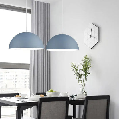 Modern pastel led macaron pendant light for bedroom and dining room