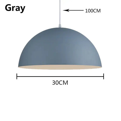 Modern pastel led macaron pendant light for bedroom and dining room