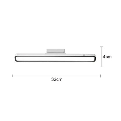 Minimalist white & black magnetic desk lamp bedroom reading light