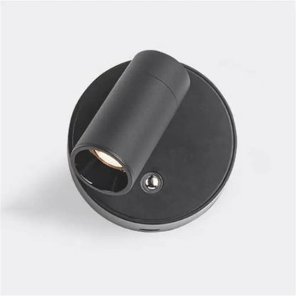 Modern white led magnetic wall light bedroom touch dimmable lamp
