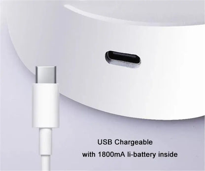 Modern white led magnetic wall light bedroom touch dimmable lamp
