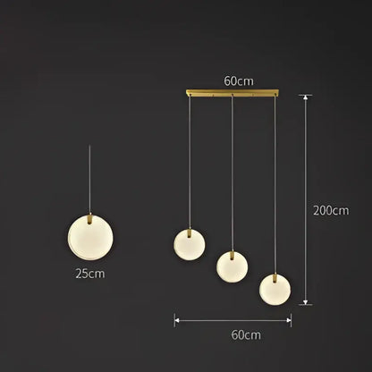 Modern led marble gold chandelier for living room