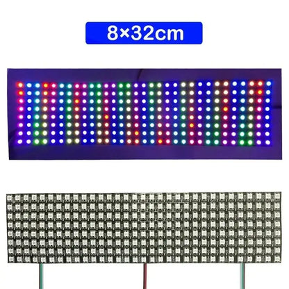 Flexible ws2812b led matrix panel light for gaming room effects