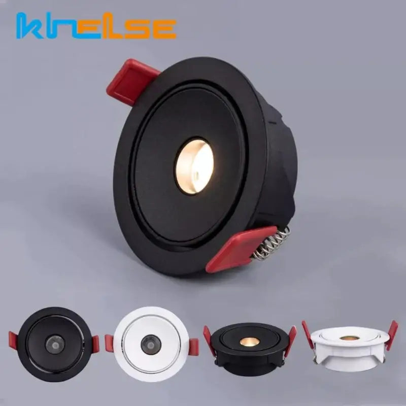Modern black & white mini ceiling downlights kitchen spot lighting