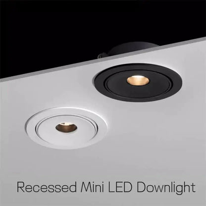 Modern black & white mini ceiling downlights kitchen spot lighting