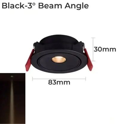 Modern black & white mini ceiling downlights kitchen spot lighting