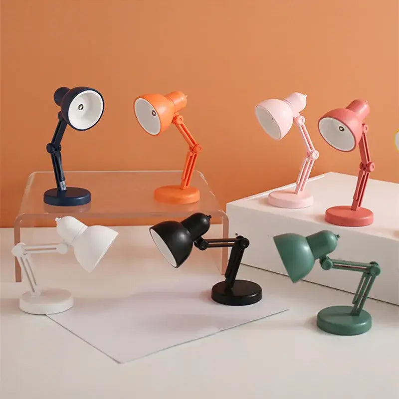 Orange pink & yellow led mini desk lamp – bedroom night light