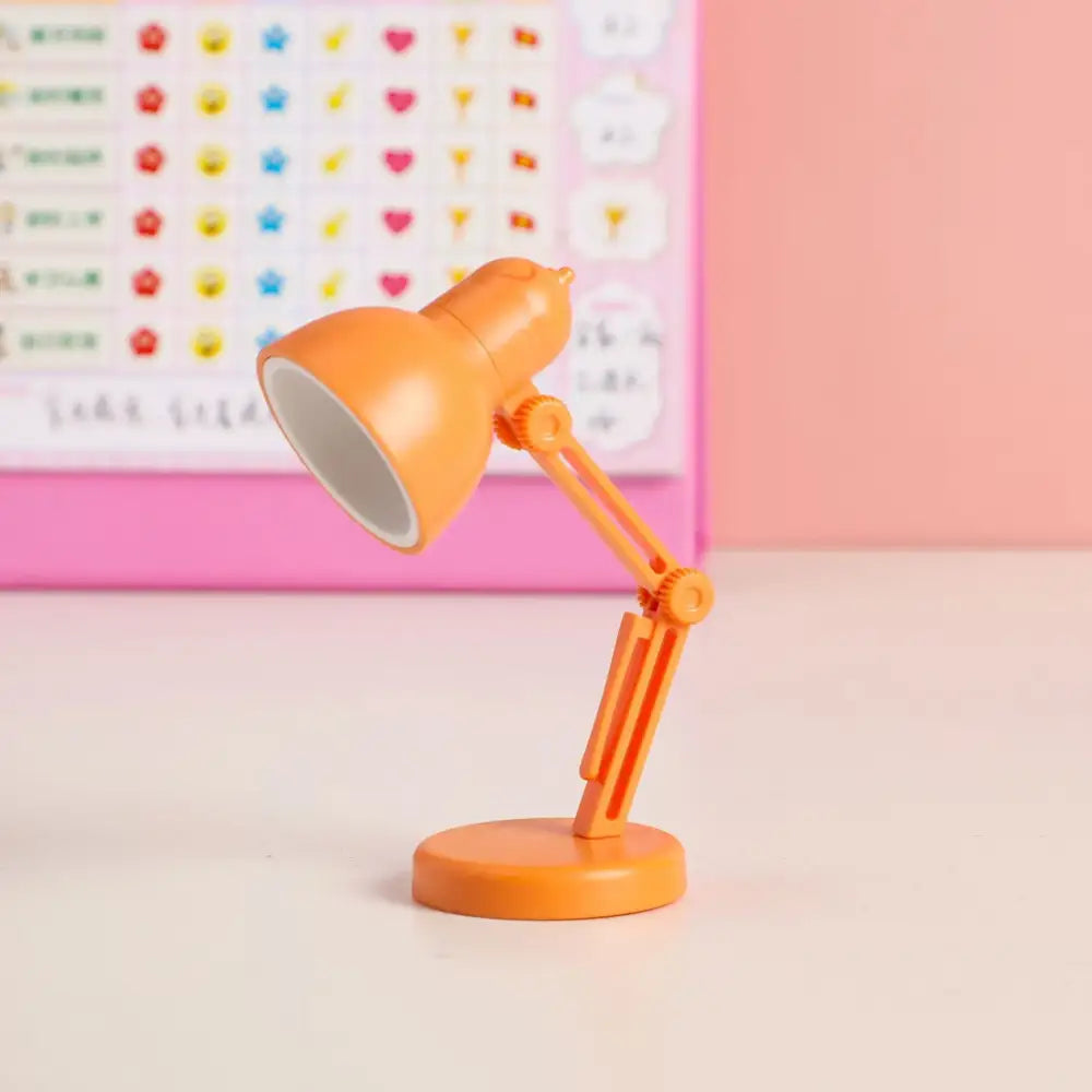 Orange pink & yellow led mini desk lamp – bedroom night light