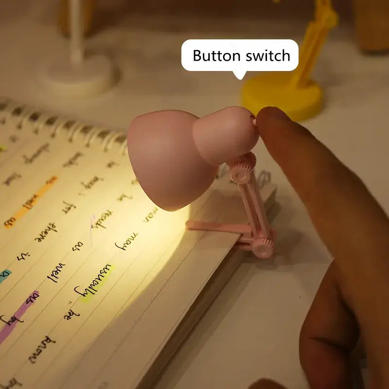 Orange pink & yellow led mini desk lamp – bedroom night light