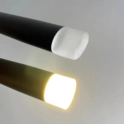 Minimalist black & white led pendant lamp for bedroom dining room