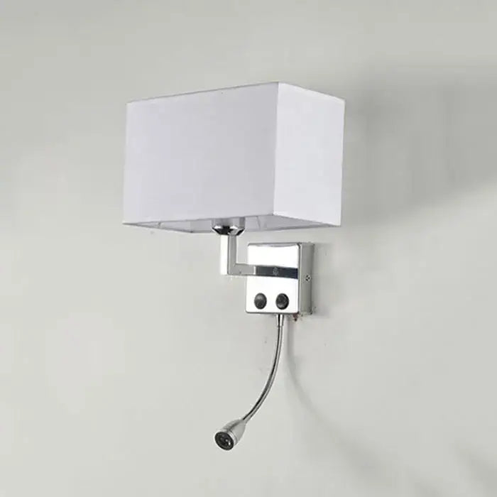 Modern beige & brown led minimalist wall lamps for bedroom