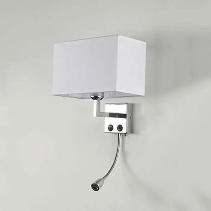 Modern beige & brown led minimalist wall lamps for bedroom
