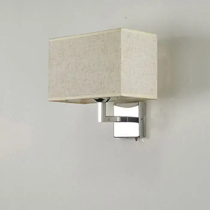 Modern beige & brown led minimalist wall lamps for bedroom