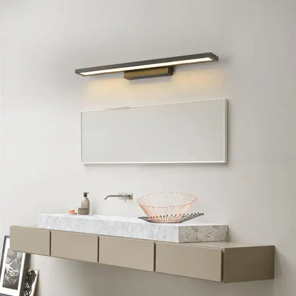 Modern black led mirror light bathroom wall lamp