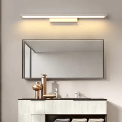 Modern black led mirror light bathroom wall lamp