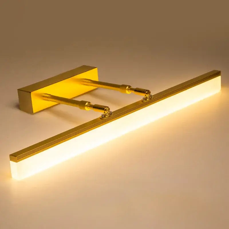 Modern black & chrome led mirror light bathroom wall lamp