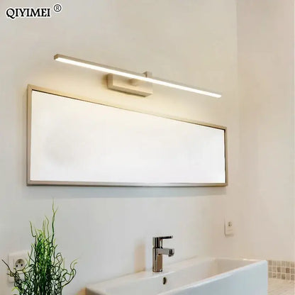 Modern black led mirror lights bathroom wall lamp