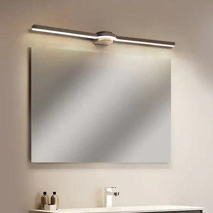 Modern minimalist sage green led mirror wall sconces for bathroom
