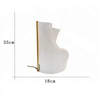 Modern gold floor lamp with white fabric diffuser living room light