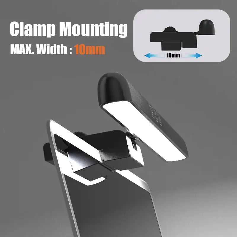 Modern black led monitor screen light bar office desk lamp