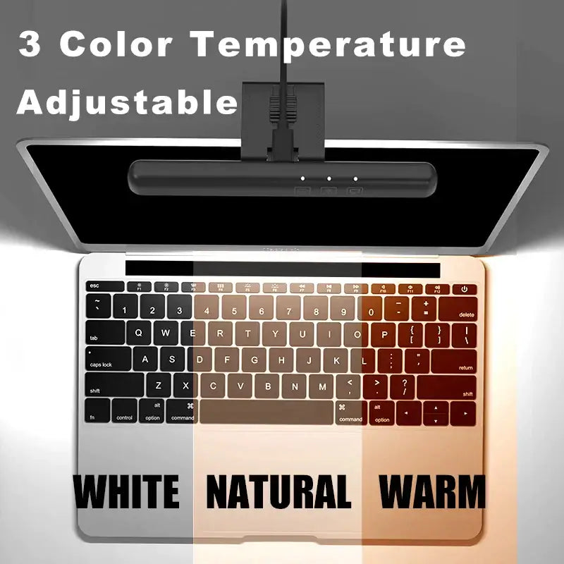 Modern black led monitor screen light bar office desk lamp