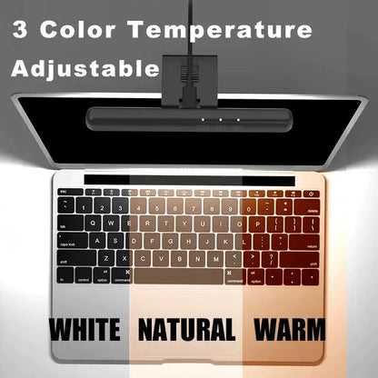 Modern black led monitor screen light bar office desk lamp