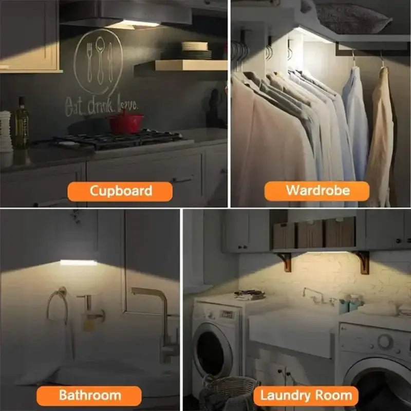 Dimmable white led motion sensor cabinet light kitchen strip light