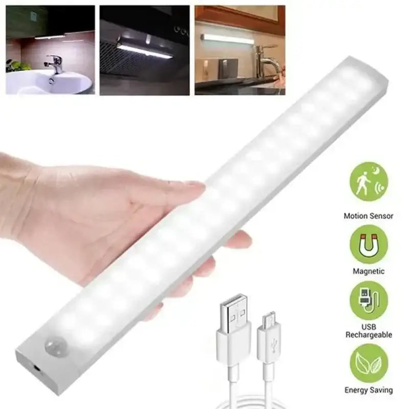 Dimmable white led motion sensor cabinet light kitchen strip light