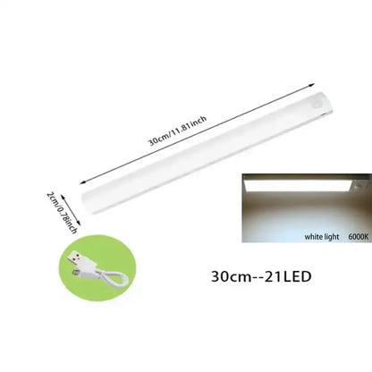 Dimmable white led motion sensor cabinet light kitchen strip light