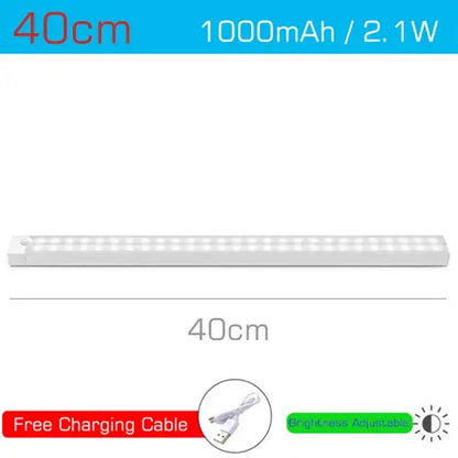Modern white led motion sensor light bar – bedroom night light